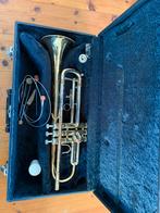 Yamaha Trompet met Koffer, Muziek en Instrumenten, Blaasinstrumenten | Trompetten, Ophalen, Gebruikt, Bes-trompet, Met koffer