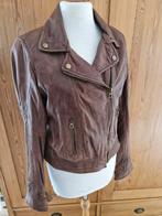 Bershka bruin leren motor jas zacht leer mt S zgan, Kleding | Dames, Bruin, Zo goed als nieuw, Maat 36 (S), Bershka