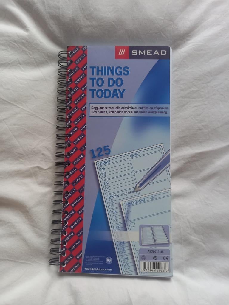 Notitieboek smead things to do today nieuw, Ophalen