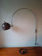 GEPO wandlamp bruin,vintage eyeball lamp, Ophalen of Verzenden, Zo goed als nieuw, Metaal