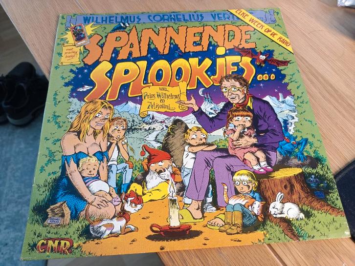 Willem de Ridder – Spannende Splookjes..., Cd's en Dvd's, Vinyl | Kinderen en Jeugd, Gebruikt, Verhaal of Sprookje, Tot 2 jaar