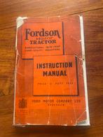 Fordson Major E27N tractor instructieboek origineel, Ophalen of Verzenden, Overige merken