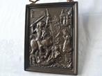 ADUKJÄRD – Bronzen wandreliëf St Georg / Plaquette 25x19cm, Ophalen of Verzenden