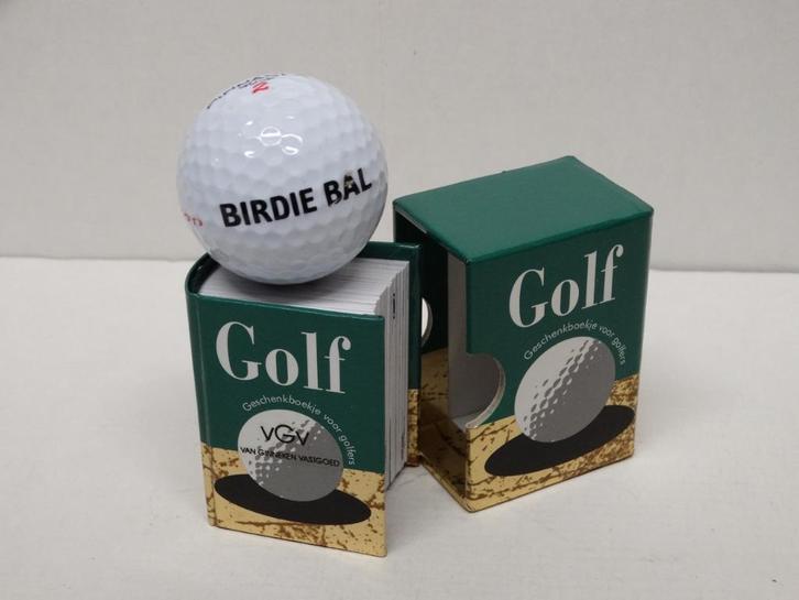 Golf geschenkboekje voor golfers mooi miniatuur boekje, Sport en Fitness, Golf, Nieuw, Overige typen, Ophalen of Verzenden