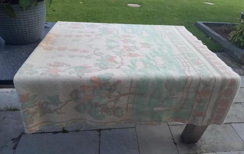 Vintage landelijk tafereel Wollen Deken Plaid slapen bank, Huis en Inrichting, Woonaccessoires | Plaids en Woondekens, Zo goed als nieuw