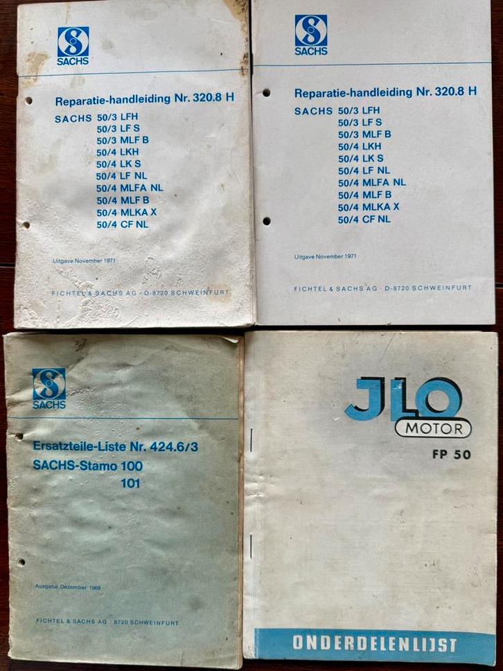 SACHS en JLO reparatiehandleiding - onderdelenlijst, Auto diversen, Handleidingen en Instructieboekjes, Ophalen of Verzenden