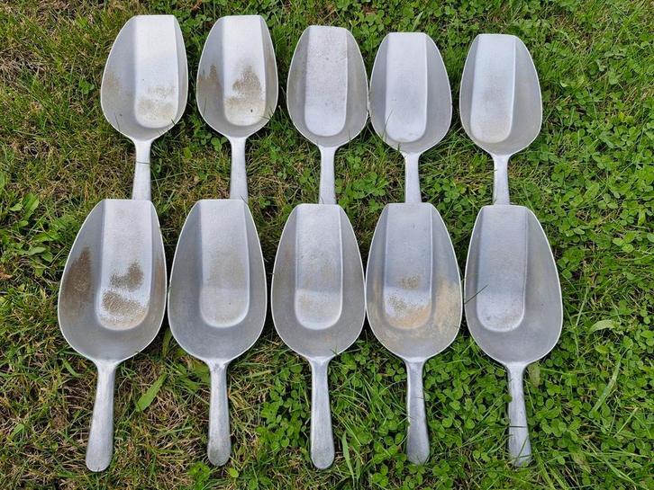 Partij Aluminium schepjes - diervoeder, tuin, knutselen, etc, Doe-het-zelf en Verbouw, Overige Doe-het-zelf en Verbouw, Zo goed als nieuw