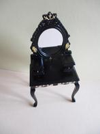 poppenhuis kaptafel zwart, Ophalen of Verzenden, Gebruikt, Decoratie