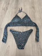 groene glitter panterprint triangle bikini maat 38 / 40, Kleding | Dames, Badmode en Zwemkleding, Woman’s secret, Ophalen of Verzenden