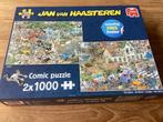 Jan  van Haasteren, Safari + De Storm, 2 x 1000 stukjes, Ophalen of Verzenden, 500 t/m 1500 stukjes, Zo goed als nieuw, Legpuzzel