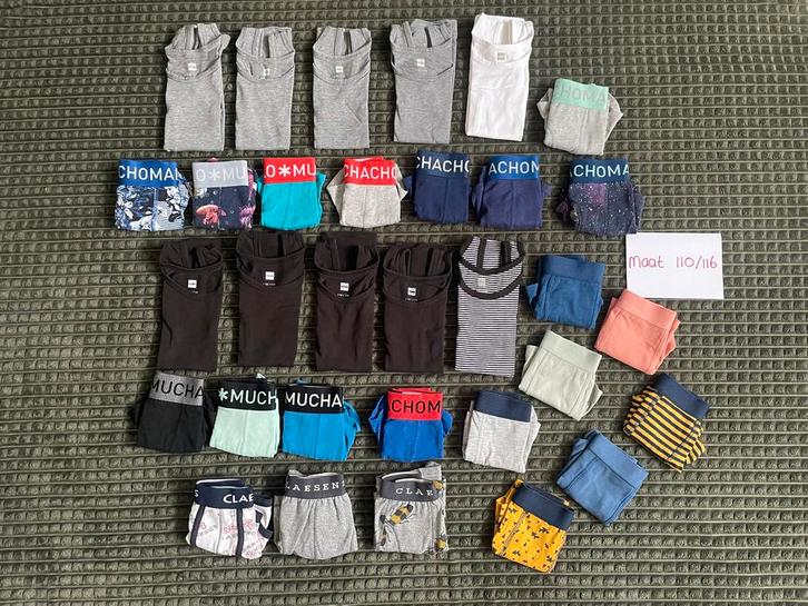 Groot Pakket Jongens Ondergoed Maat 110/116, Kinderen en Baby's, Kinderkleding | Maat 110, Zo goed als nieuw, Jongen, Nacht- of Onderkleding