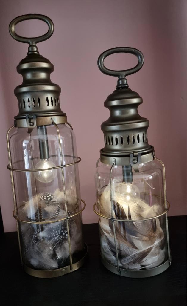 *NIEUW*Bronskleurige Olie Lampen - 75,- Euro = VASTE  PRIJS, Huis en Inrichting, Lampen | Overige, Nieuw, Ophalen of Verzenden