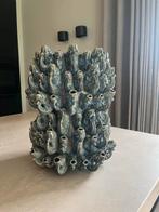 Bijzondere Design Vaas des Pots, Ophalen, Blauw, Aardewerk of Porselein, Zo goed als nieuw