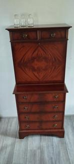 Prachtige Heldense secretaire mahonie English fourniture, Huis en Inrichting, Ophalen, Zo goed als nieuw