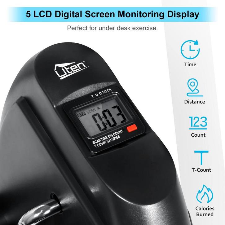 Uten Mini Hometrainer - Perfect voor Thuis!, Sport en Fitness, Fitnessapparatuur, Zo goed als nieuw, Hometrainer, Armen, Benen