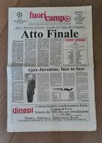 Finale champions leaque 1996 krant Italië Ajax Juventus, Verzamelen, Ophalen of Verzenden, Ajax
