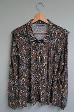 Geisha Blouse Bloemenprint 2XL/44, Geisha, Zwart, Maat 46/48 (XL) of groter, Ophalen of Verzenden