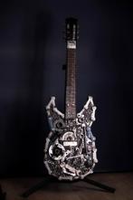 Metalen Gitaar Kunstobject, Ophalen of Verzenden, Zo goed als nieuw, Overige typen