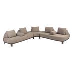 4 Seasons outdoor lounge set Santorini   DEMO MODEL SALE, Ophalen, Bank, 6 zitplaatsen, Loungeset