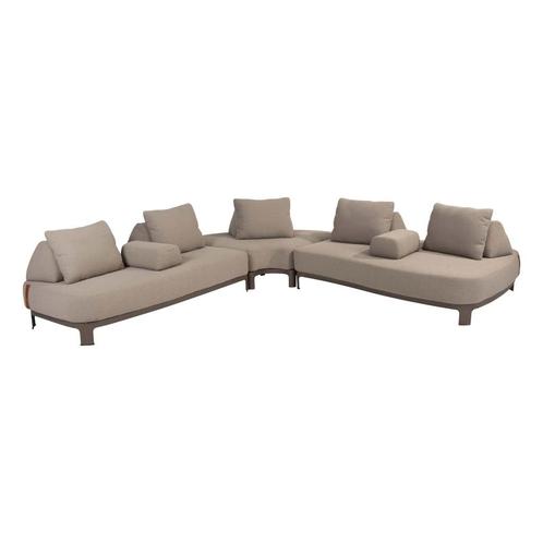 4 Seasons outdoor lounge set Santorini   DEMO MODEL SALE, Tuin en Terras, Tuinsets en Loungesets, Nieuw, Loungeset, Aluminium