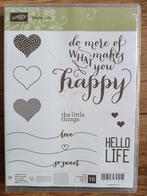 Stampin' Up! Stempelset - Hello Life, Hobby en Vrije tijd, Stempelen, Verzenden, Clearstamp