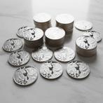 Tube 20 Bull & Bear 1oz zilver ( maple leaf, Philharmoniker, Ophalen, Zilver