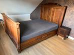 Antiek bed met lattenbodem, Ophalen