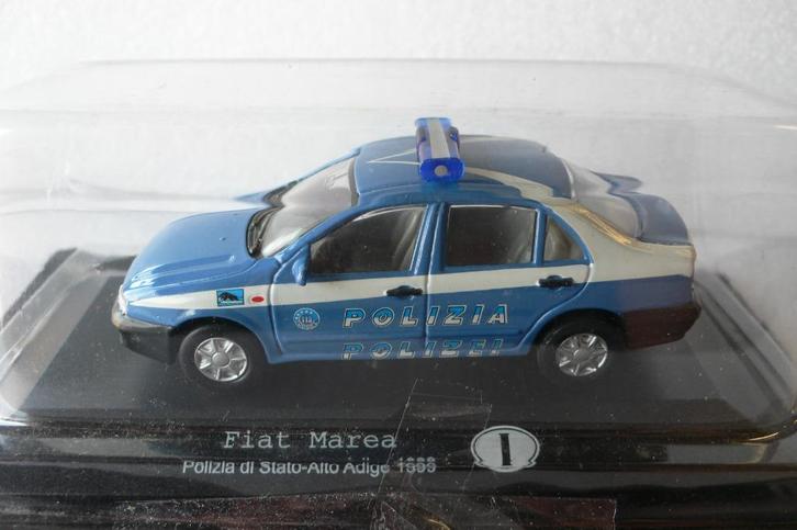 fiat marea polizia   1/43, Hobby en Vrije tijd, Modelauto's | 1:43, Nieuw, Auto, Overige merken, Verzenden