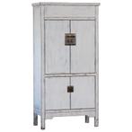 Chinese kasten - Chinese Kast Nu € 919,95 Wit, Huis en Inrichting, Verzenden, Nieuw, Met hangruimte, 50 tot 100 cm