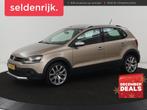 Volkswagen Polo 1.2 TSI Cross | 1e eigenaar | Automaat | Nav, Auto's, Stof, 4 cilinders, Beige, Origineel Nederlands