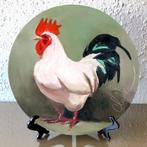 Origineel olieverf schilderij met zwarte standaard, Antiek en Kunst, Kunst | Schilderijen | Abstract, Ophalen of Verzenden