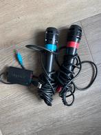 Singstar Microfoons met Adapter, Ophalen of Verzenden, Gebruikt, Microfoon(s)