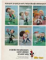 Retro reclame 1978 Biotex wasmiddel voetbal vlekken, Verzamelen, Retro, Verzenden, Overige typen