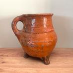 Kookpot - graap - 15e / 16e eeuw - bodemvondsten - aardewerk, Antiek en Kunst, Ophalen of Verzenden