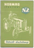 Normag Faktor Betriebsanleitung handleiding 1951, Ophalen of Verzenden, Zo goed als nieuw, Tractor en Landbouw