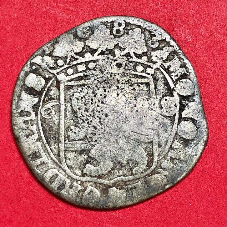 Overijssel. Rijderschelling met klop 1683. Fr., Postzegels en Munten, Munten | Nederland, Losse munt, Overige waardes, Vóór koninkrijk