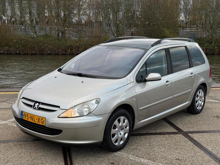 Peugeot 307 SW 1.6 16V Pack 2003 Grijs ECC/PANO/NAP/NWE APK!, Auto's, Peugeot, Bedrijf, Te koop, ABS, Airbags, Airconditioning