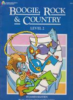 JAMES BASTIEN - BOOGIE, ROCK & COUNTRY - LEVEL 2, Gebruikt, Verzenden, Les of Cursus, Blues