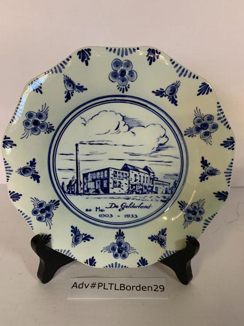 Delfts Blauw Wandbord Adv # - 29, Antiek en Kunst, Antiek | Wandborden en Tegels, Ophalen