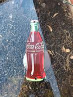 Coca Cola emaille reclamebord, Ophalen of Verzenden, Zo goed als nieuw, Reclamebord