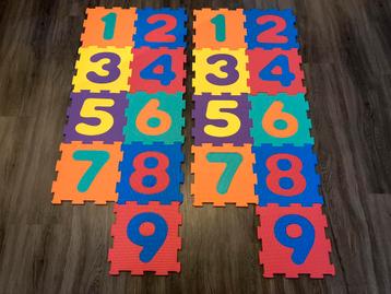 Puzzelmat foam cijfers 30x30 beschikbaar voor biedingen