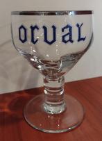 Oud Orval Trappisten Glas Emaille Letters. (B), Verzamelen, Biermerken, Ophalen of Verzenden, Gebruikt, Glas of Glazen, Overige merken