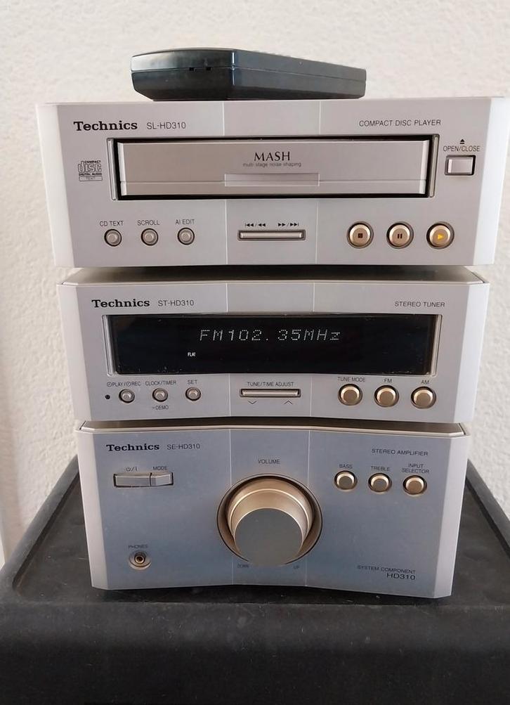 Technics HD310 Stereo Set Radio CD speler, Audio, Tv en Foto, Stereo-sets, Gebruikt, Cassettedeck, Cd-speler, Tuner of Radio, Microset