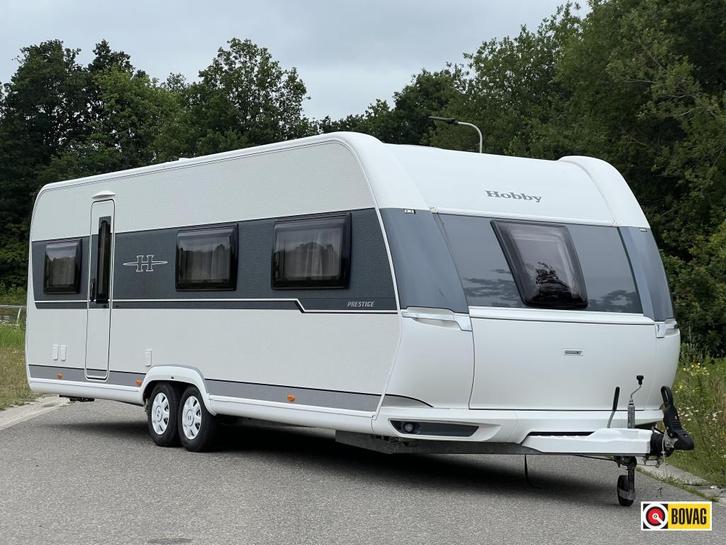 Hobby Prestige 720 UKFE 720 ukfe Alde kachel, Caravans en Kamperen, Caravans, Bedrijf, meer dan 6, 1500 - 2000 kg, Treinzit, Hobby