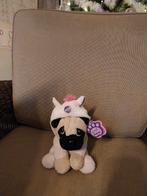 Pluche mops hondje, Ophalen, Zo goed als nieuw, Hond