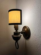 Brons schemerlampjes, Huis en Inrichting, Lampen | Lampenkappen, Gebruikt, 25 tot 50 cm, Klassiek/tijdloos, Rond