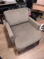 Passe Partout Velvet Fauteuil - Taupe met Zwart Onderstel, Ophalen