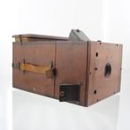 Bellows-type changing bag Dr. Krügener Delta houten camera, Verzenden, Voor 1940, Fototoestel