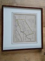 Oude kaart Giessen-Oudekerk, Giessendam - J. Kuijper, Ophalen of Verzenden