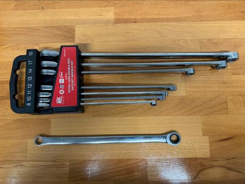 Extra lange steekratel sleutels - 8 delig - Nieuw, Auto diversen, Autogereedschap, Nieuw, Ophalen of Verzenden